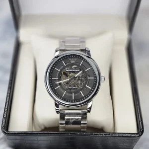 Emporio Armani Men’s Skeleton Watch front view