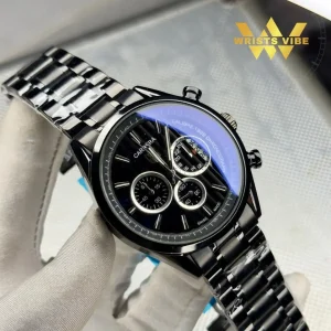 Unboxing the Carrera Premium Chronograph Watch from its premium presentation gift box