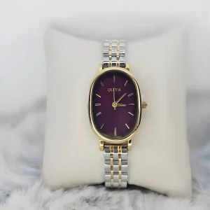 OLIYA Oval Shape Women’s Watch on wrist office style
