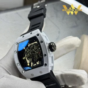 RICHARD MILLE Premium Watch mineral glass dial surface closeup